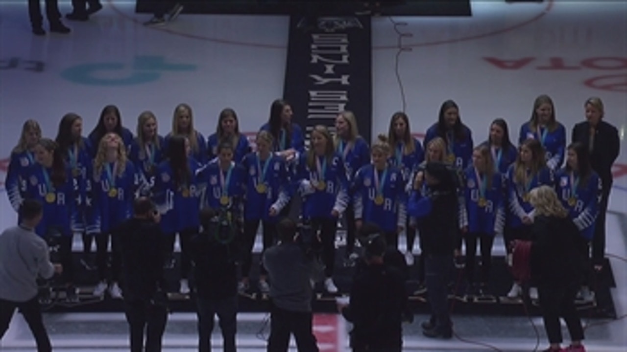 LA Kings honor USA Women's Hockey Team for winning gold in 2018 Pyeongchang Olympics