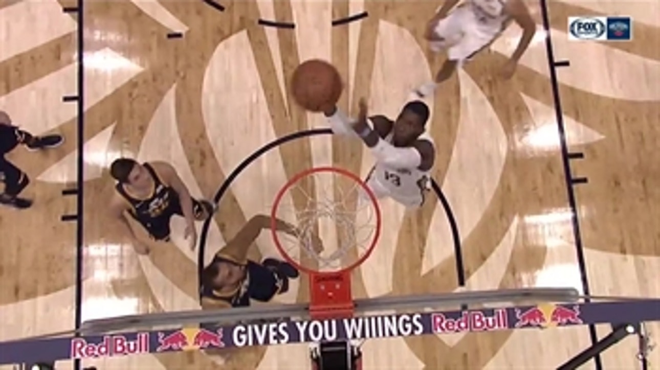 HIGHLIGHTS: Cheick Diallo follows up with a rebound and a slam ' Utah Jazz at New Orleans Pelicans