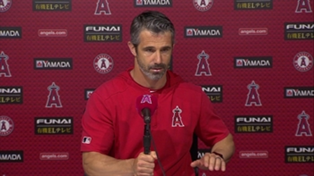 "Certainly, we're happy about the outcome" -Ausmus on Angels win