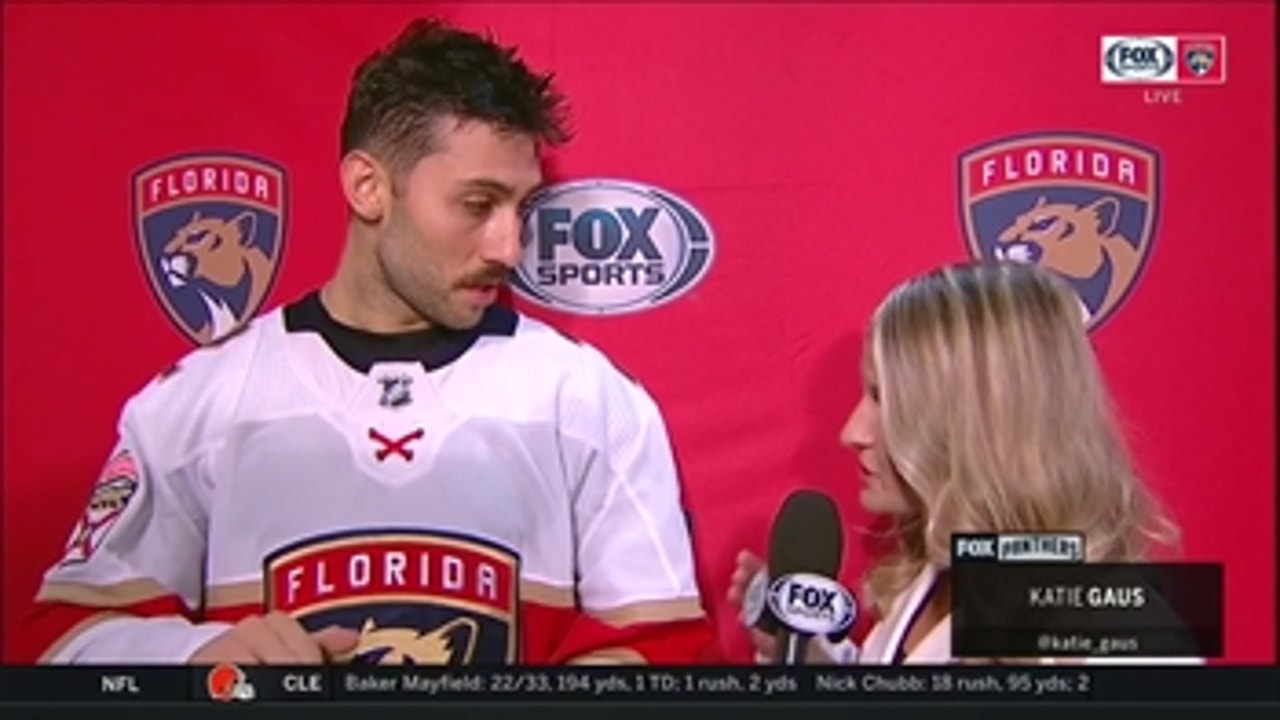 Vincent Trocheck reflects on game-winner in the shootout