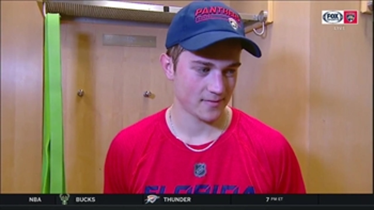 Sam Montembeault recaps his performance against Rangers' offense