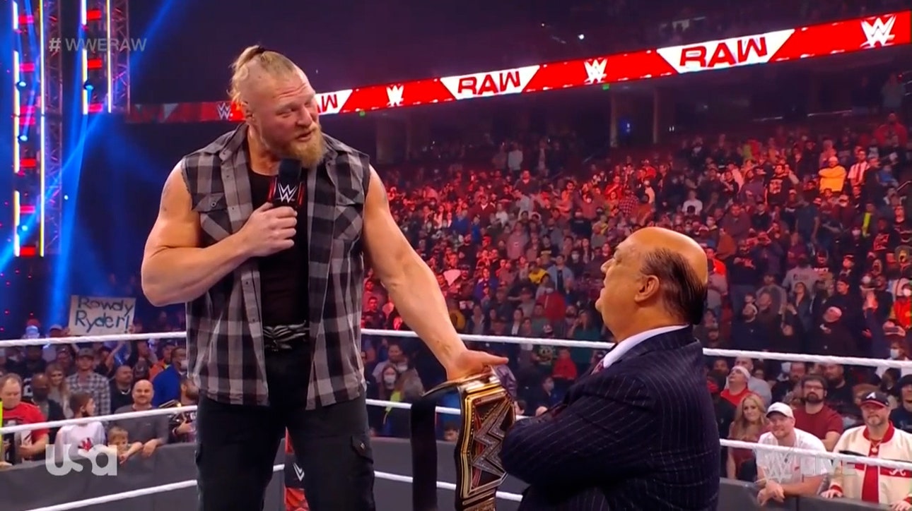 rock Lesnar and Paul Heyman reunite on Monday Night Raw ' WWE on FOX