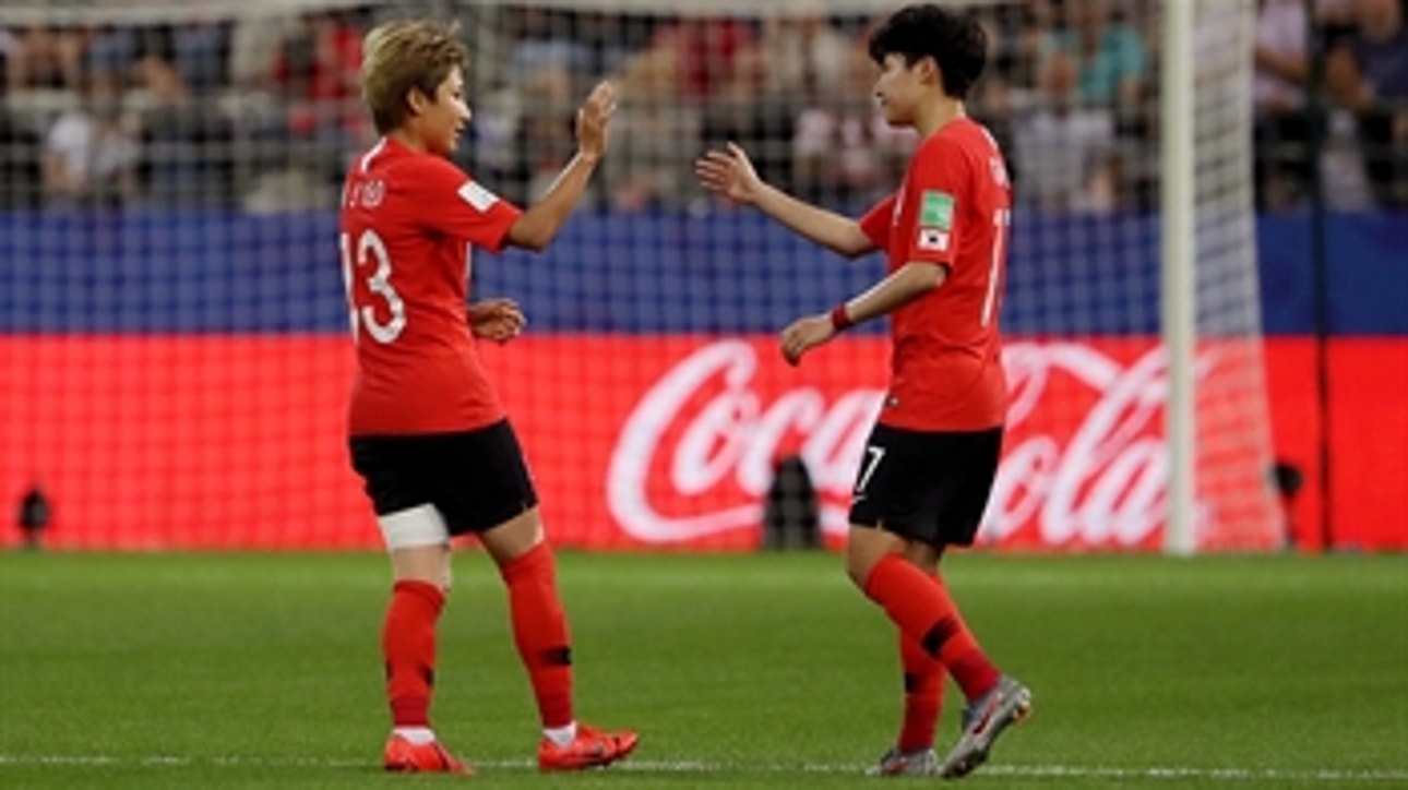 South Korea take one back against Norway to cut the score to 2-1