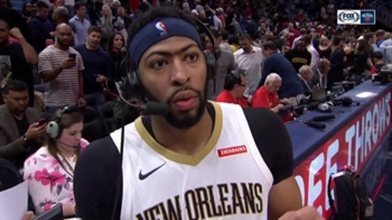 Anthony Davis on Pelicans confidence levels after 111-103 win over