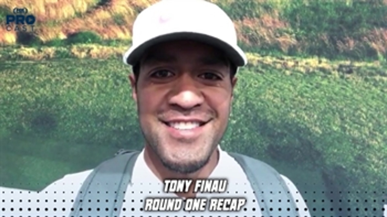 Tony Finau recaps his first round at the 118th U.S. Open