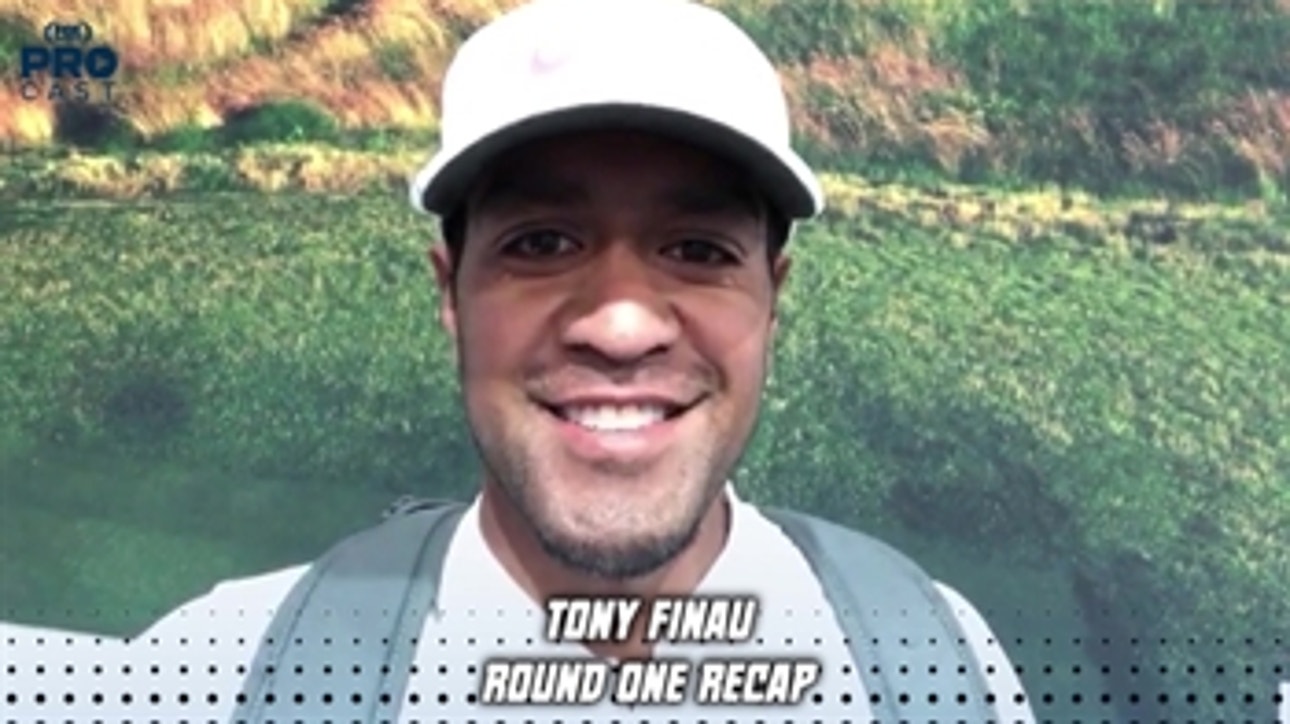 Tony Finau recaps his first round at the 118th U.S. Open