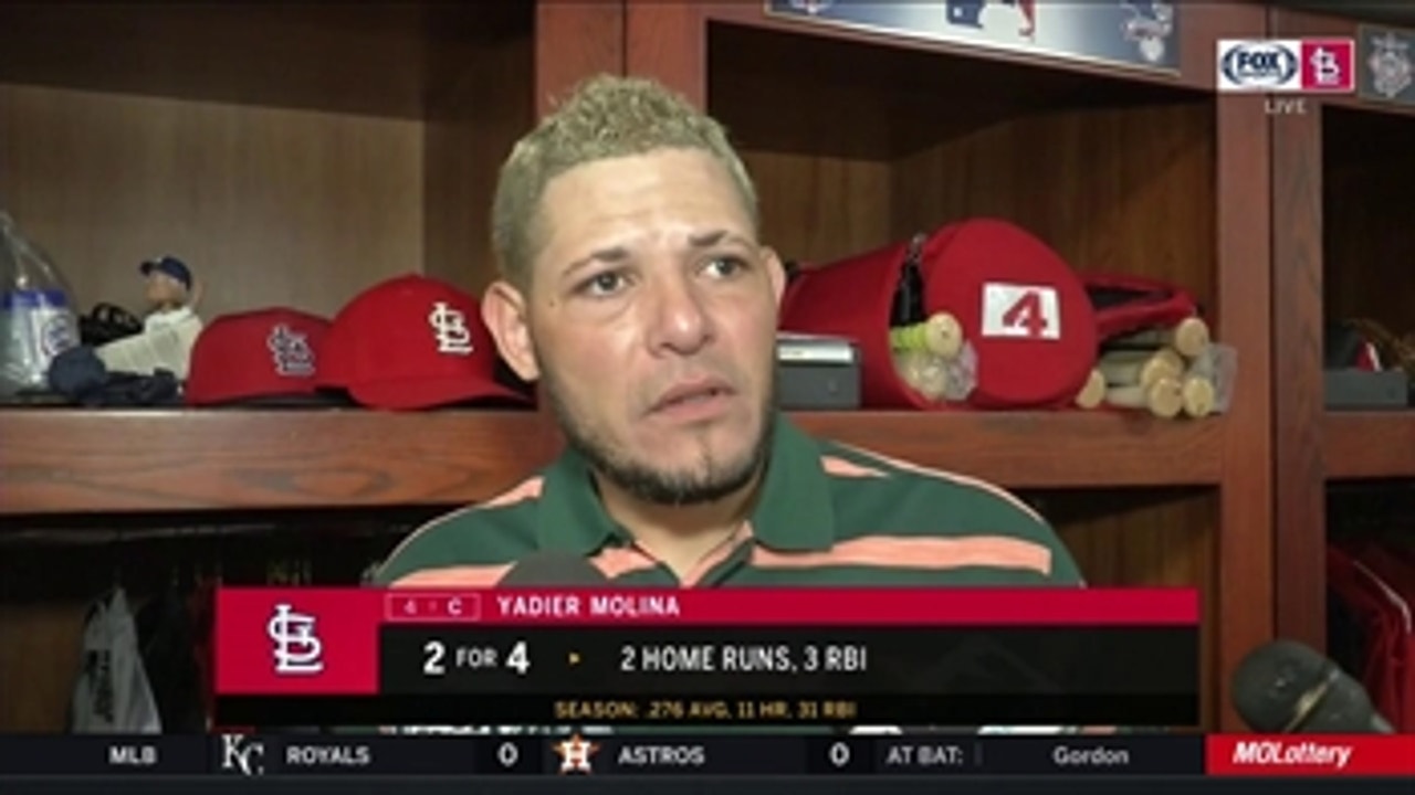 Yadi after Cards get win over Brewers: 'We really needed to win this one'