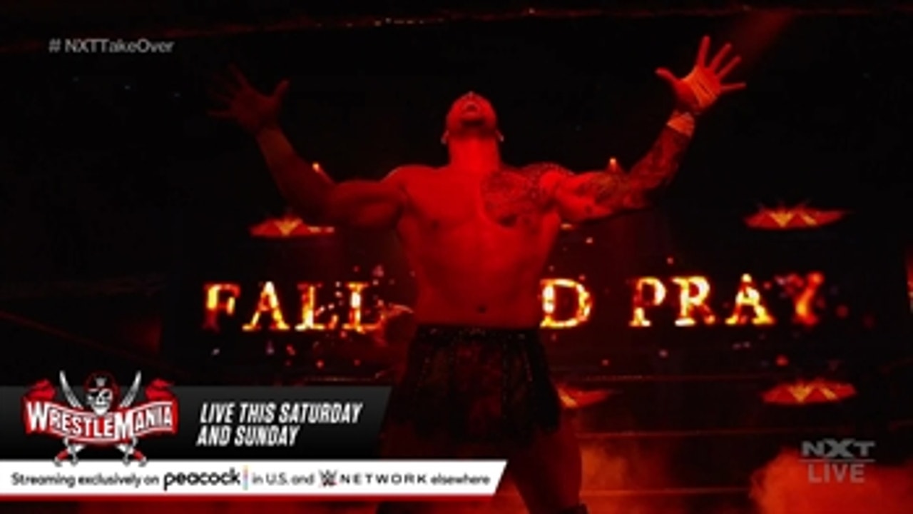 Karrion Kross Scarlett make epic TakeOver entrance NXT TakeOver Stand Deliver WWE Network Exclusive