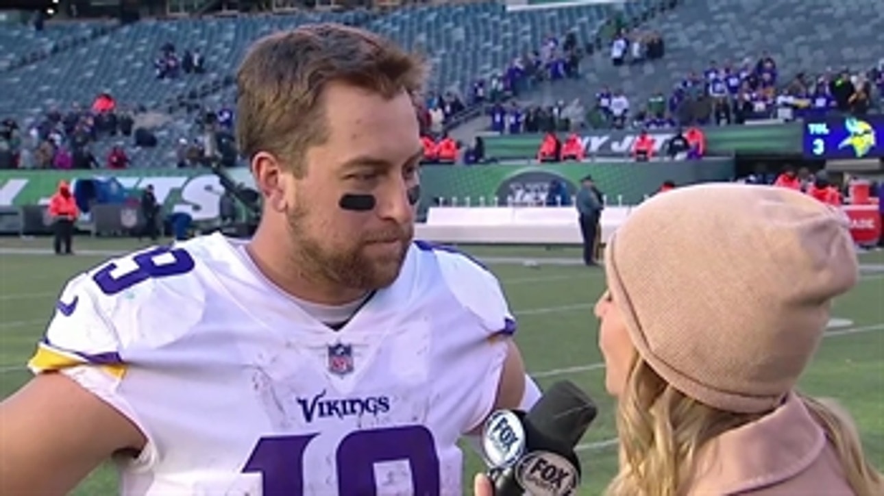 Adam Thielen did it again -- and then talked about it