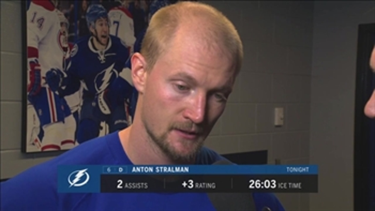 Anton Stralman liked how Lightning fought in 2nd period
