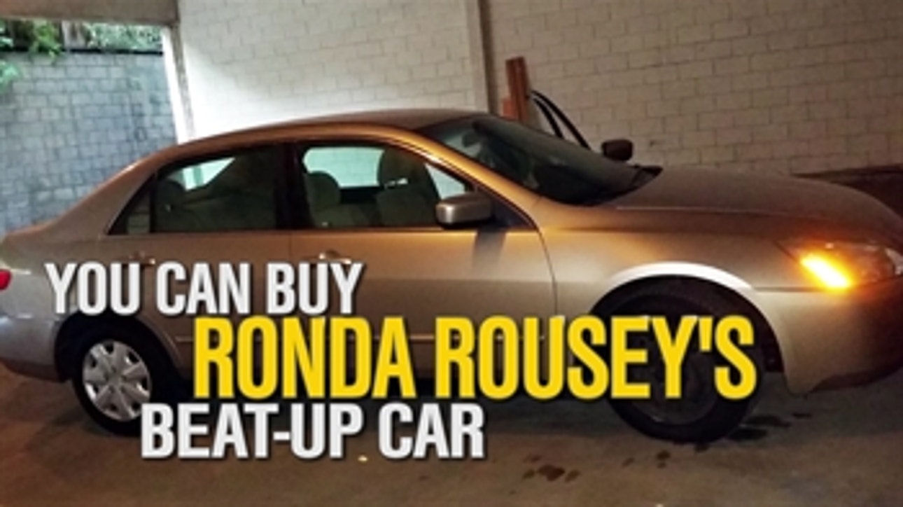 You can buy Ronda Rousey's beat-up car
