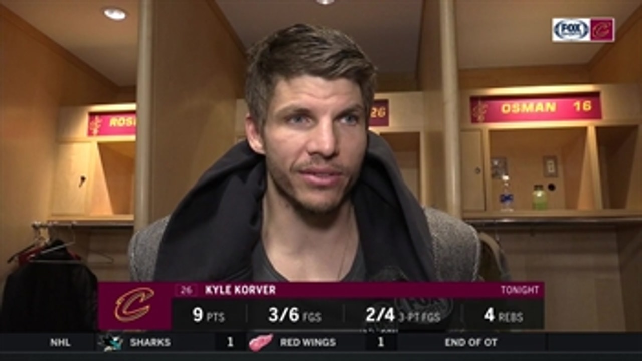 Kyle Korver says Cavs need everything that Channing Frye brings