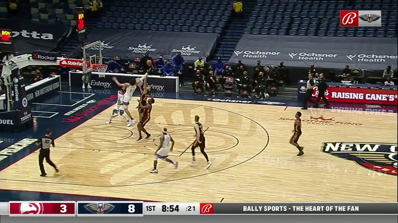 HIGHLIGHTS: Jaxson Hayes with the ONE-HANDED ALLEY-OOP Slam