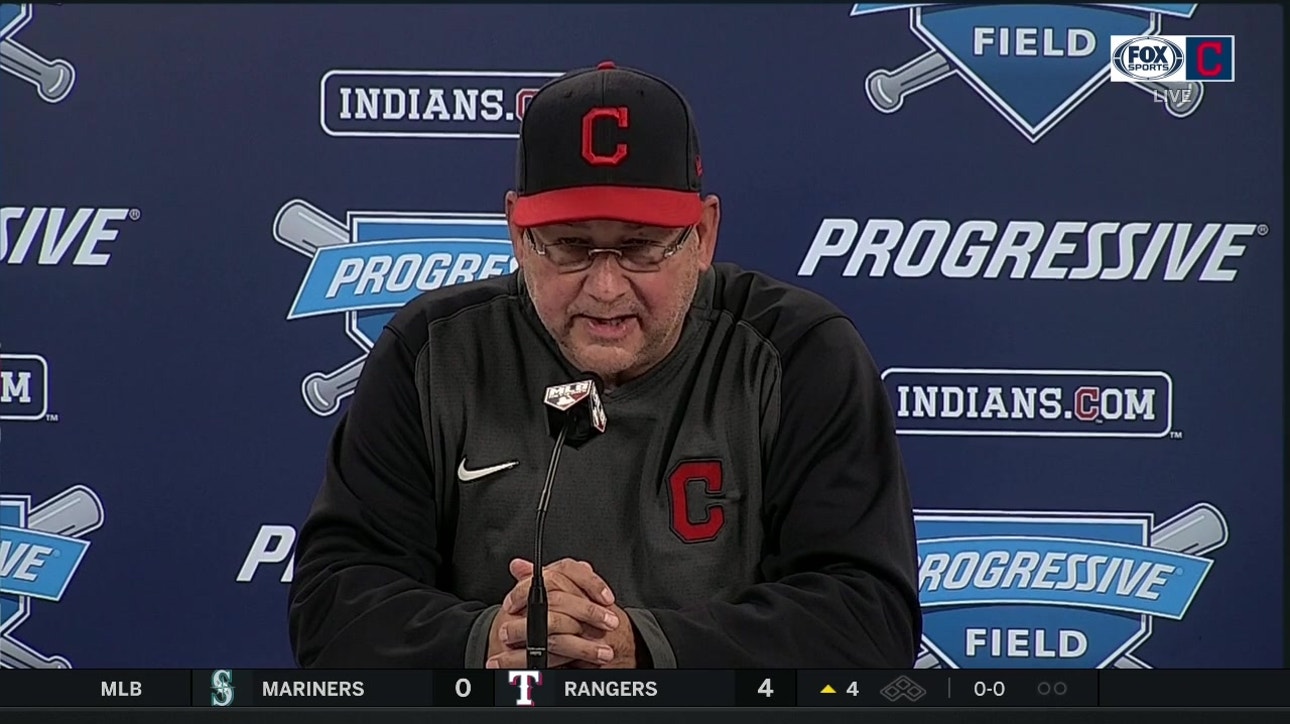 Terry Francona talks about the Indians offense needing to step up