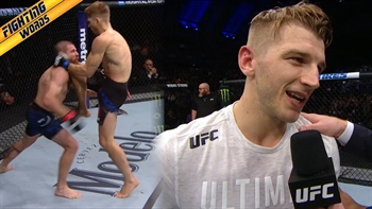 Dan Hooker with a unique post-fight call-out ' FIGHTING WORDS