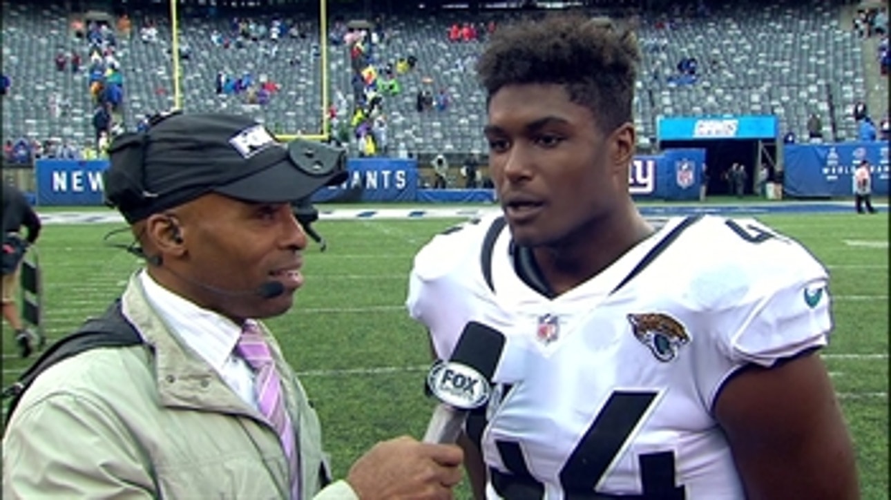 Myles Jack 1-on-1 with Tiki Barber after Jags win