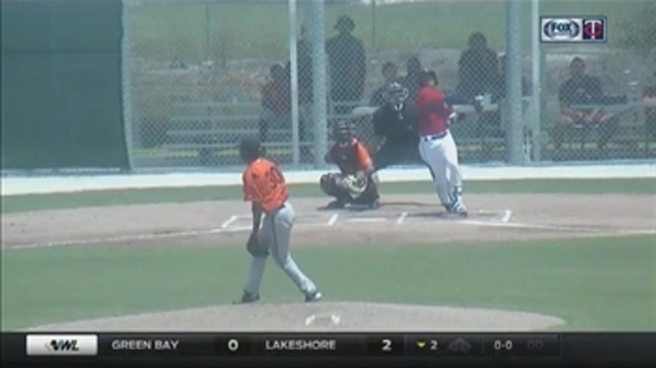 WATCH: No. 1 pick Royce Lewis homers in first pro at bat