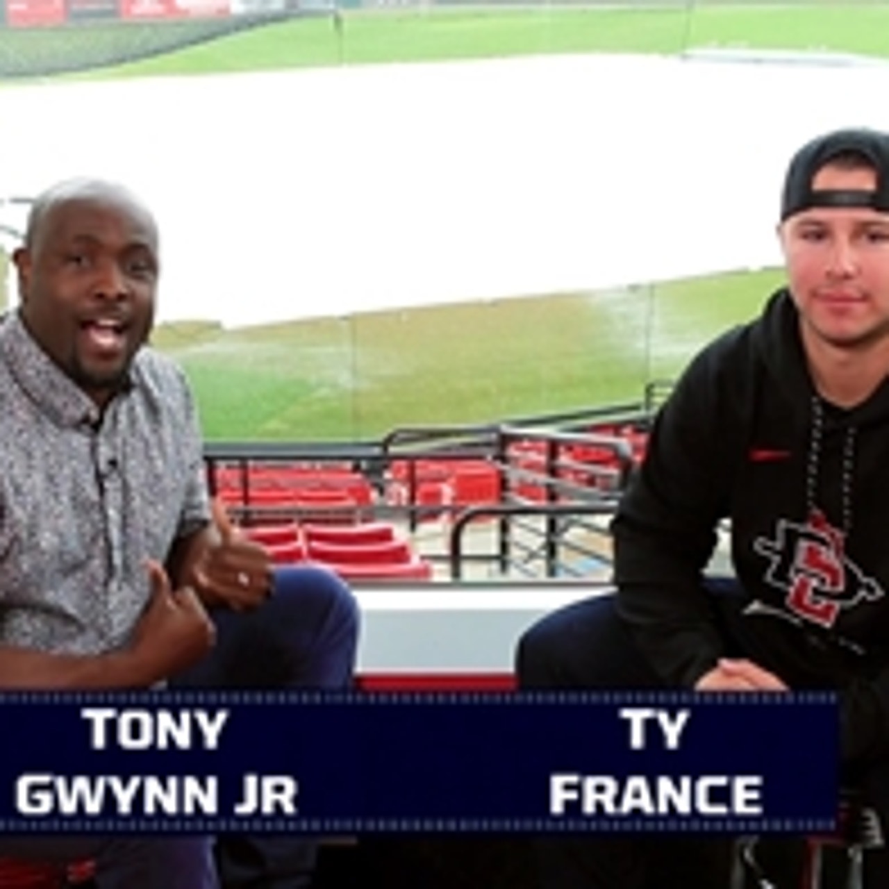 Ty France sits down with Tony Gwynn Jr. to talk about his time with SDSU &  becoming a Padre | FOX Sports