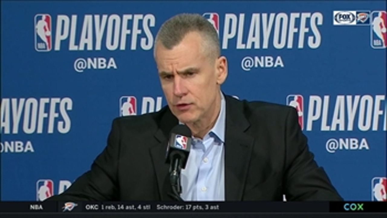Billy Donovan on Tough OKC Loss in Game 5 to Portland