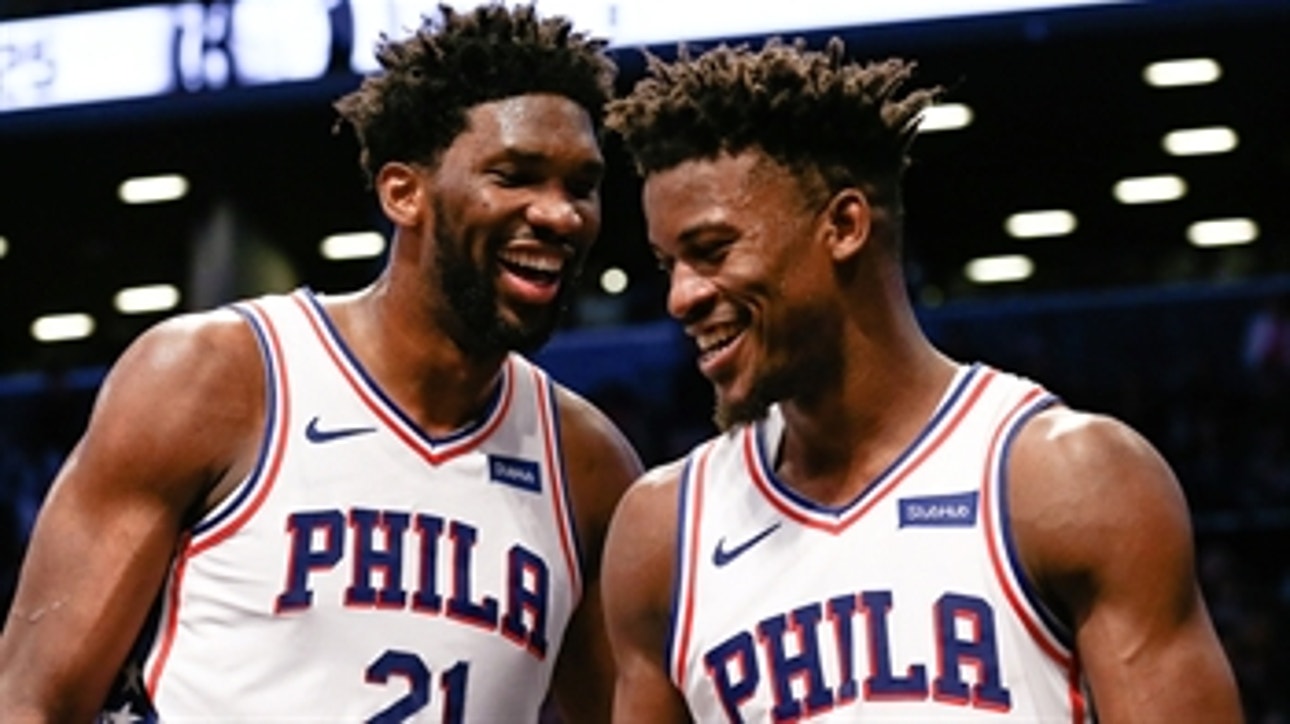 Skip and Shannon comment on Jimmy Butler and Joel Embiid trolling the Timberwolves