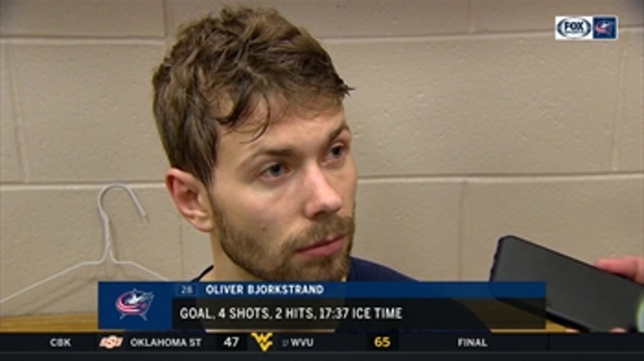 Oliver Bjorkstrand doesn't know what to say after loss in odd game