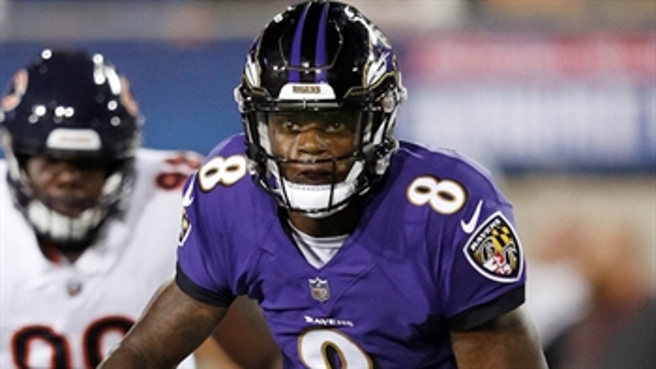 Skip Bayless grades Lamar Jackson's performance in the Hall of Fame Game