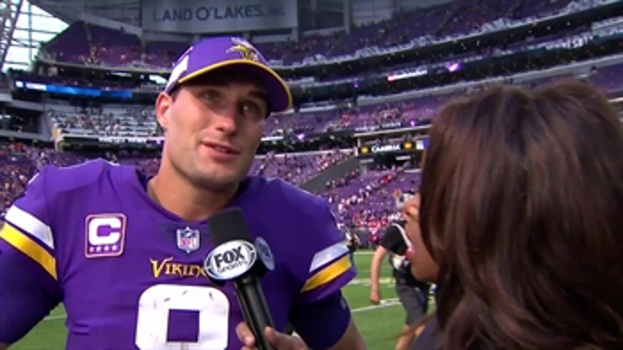 Kirk Cousins 1-on-1 with Pam Oliver after Vikings debut