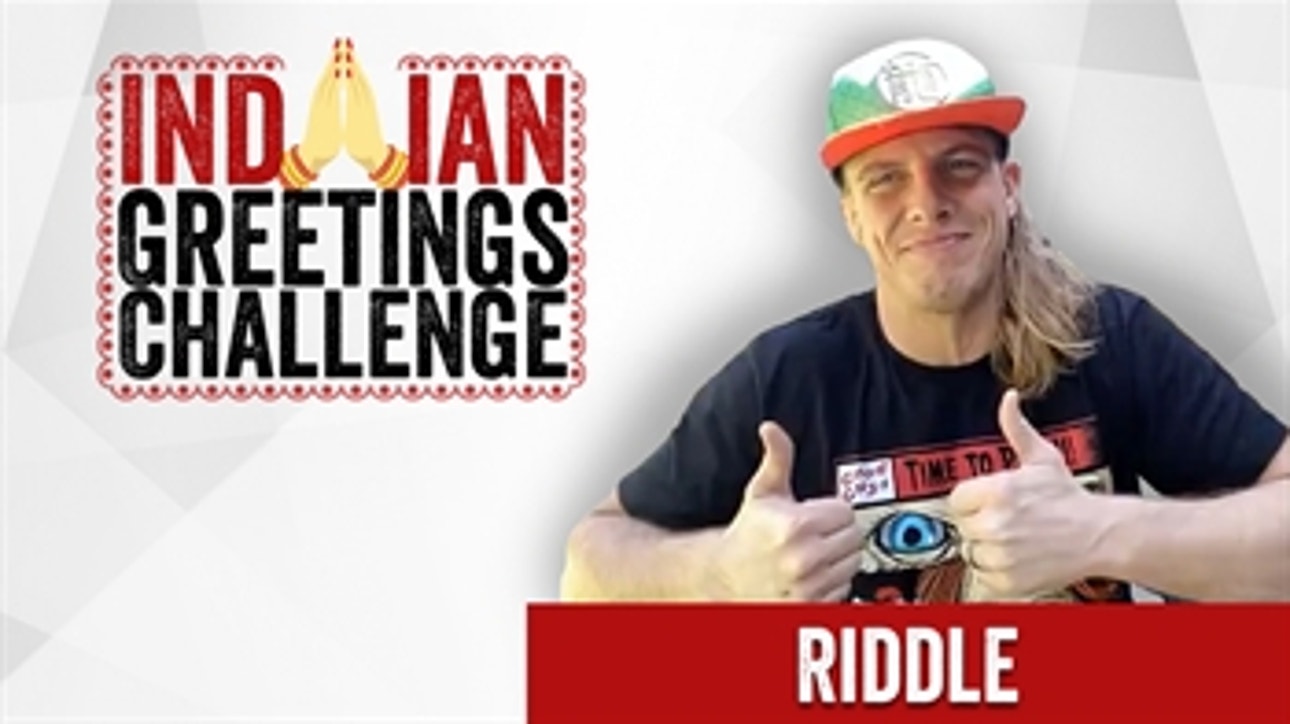 The Indian Greeting Challenge ft. Riddle: WWE Now India