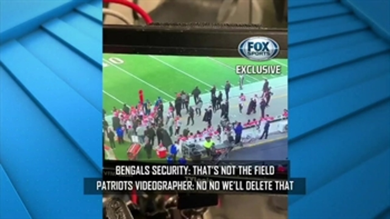 Jay Glazer reveals footage of Patriots filming Bengals | FOX SPORTS EXCLUSIVE