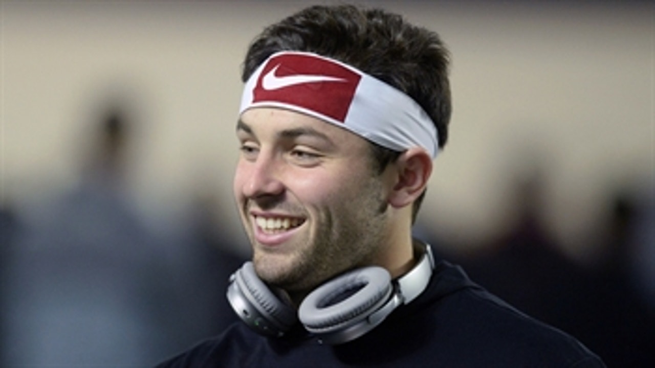 Cris Carter and Nick Wright on the report that the Browns are targeting Baker Mayfield at #1 in the 2018 NFL Draft