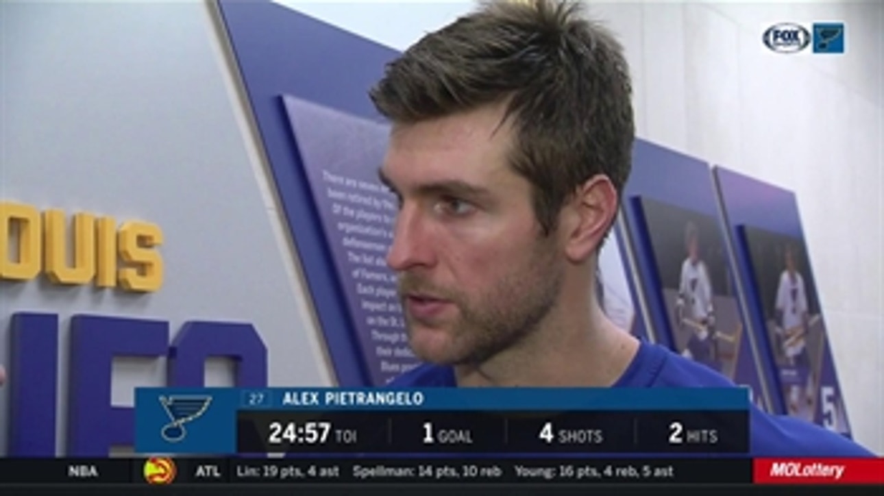 Pietrangelo says Blues have 'everybody going in every situation'