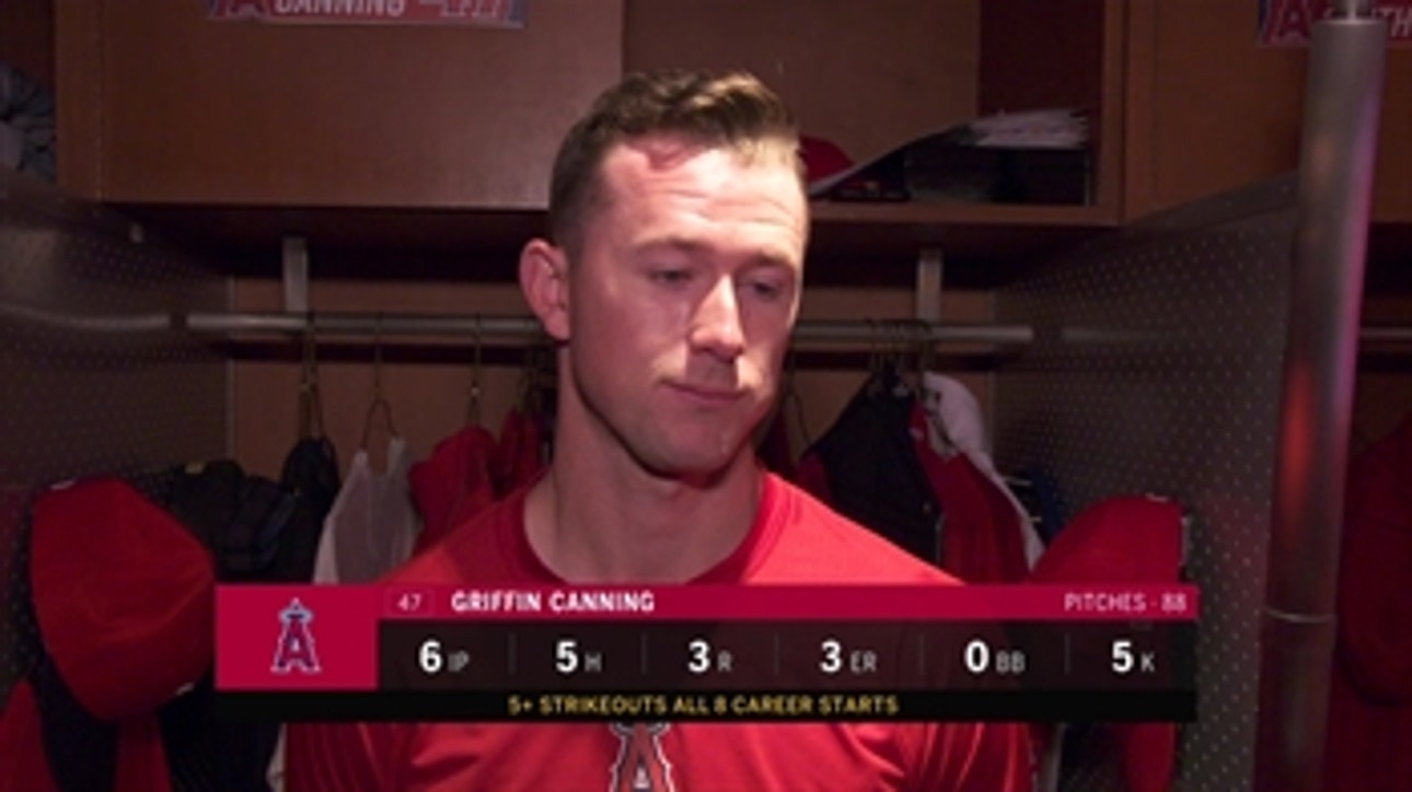 Griffin Canning: "I'm trying to just take it one pitch at a time."