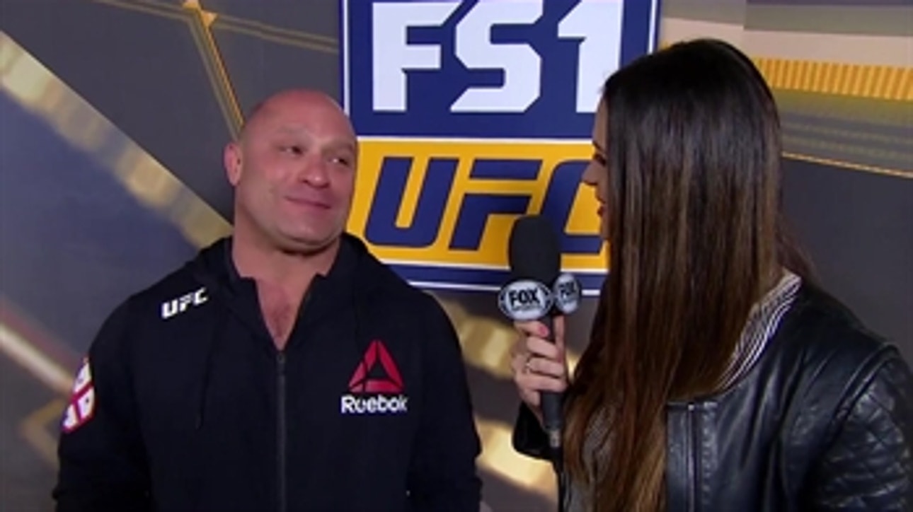 Heidi Androl talks with Matt Serra about his Hall of Fame induction ' INTERVIEW