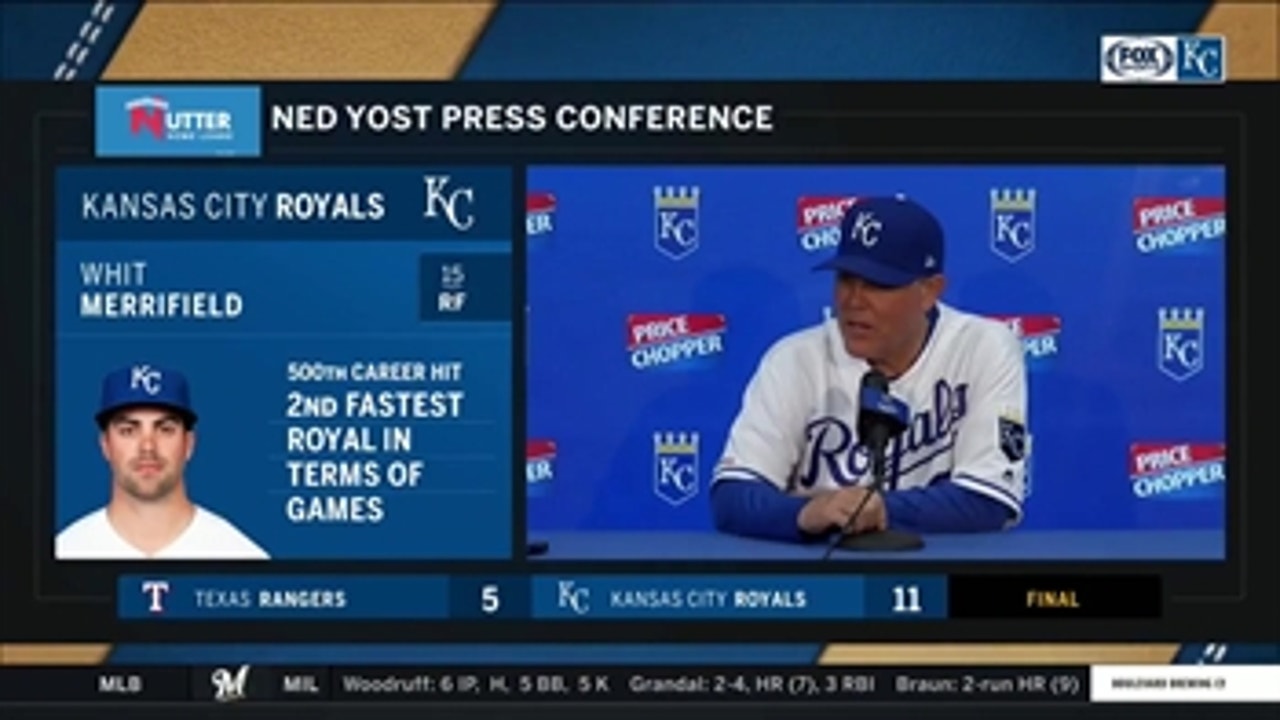 Yost on Lopez's debut: 'Nicky had some great at-bats'