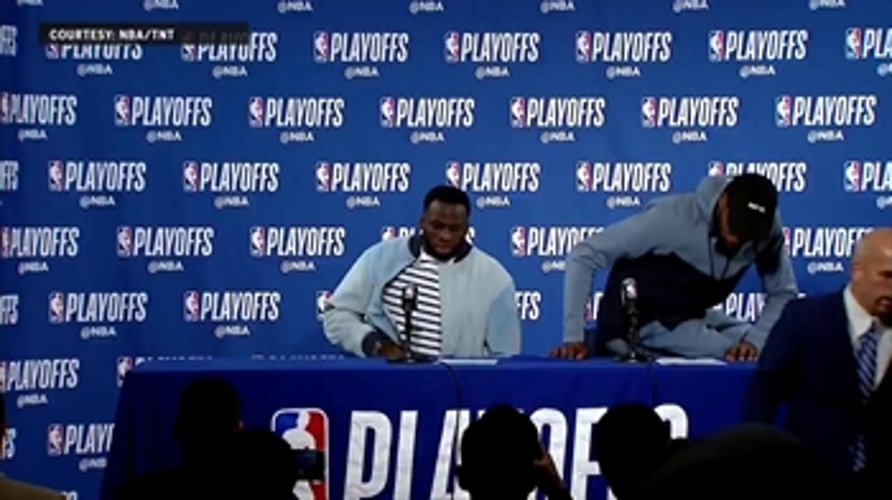 Draymond Green and Kevin Durant Press conference ' Warriors Eliminate Spurs