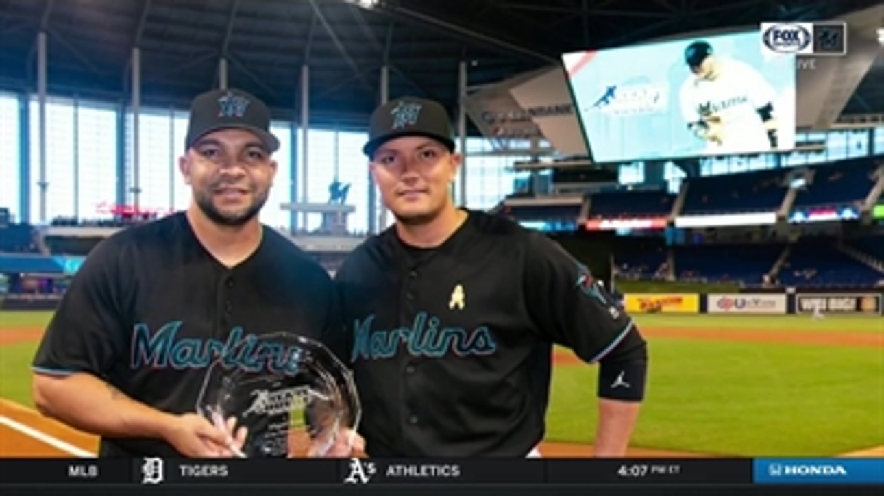 Miguel Rojas talks his 2019 Heart and Hustle Award