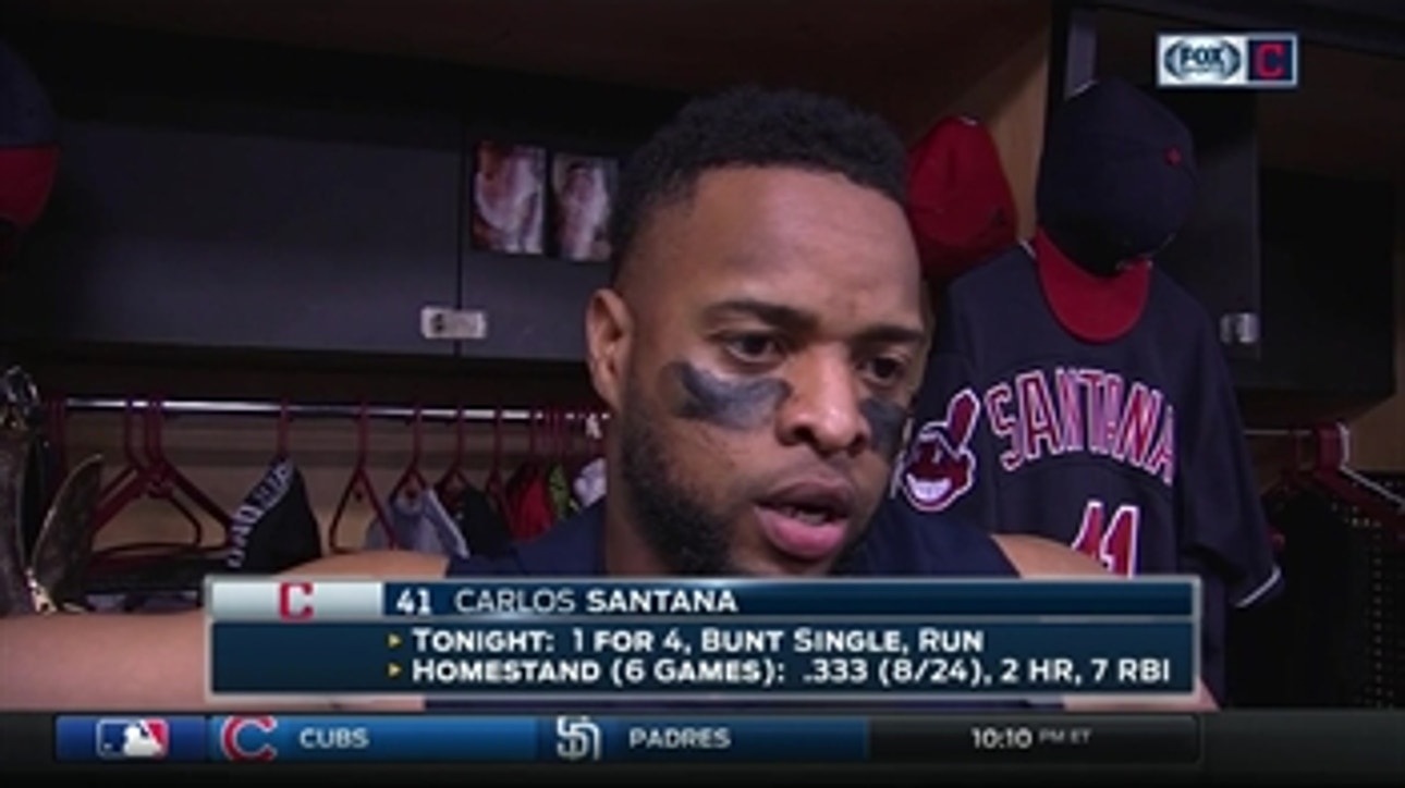 Santana on how the Indians offense turned the corner