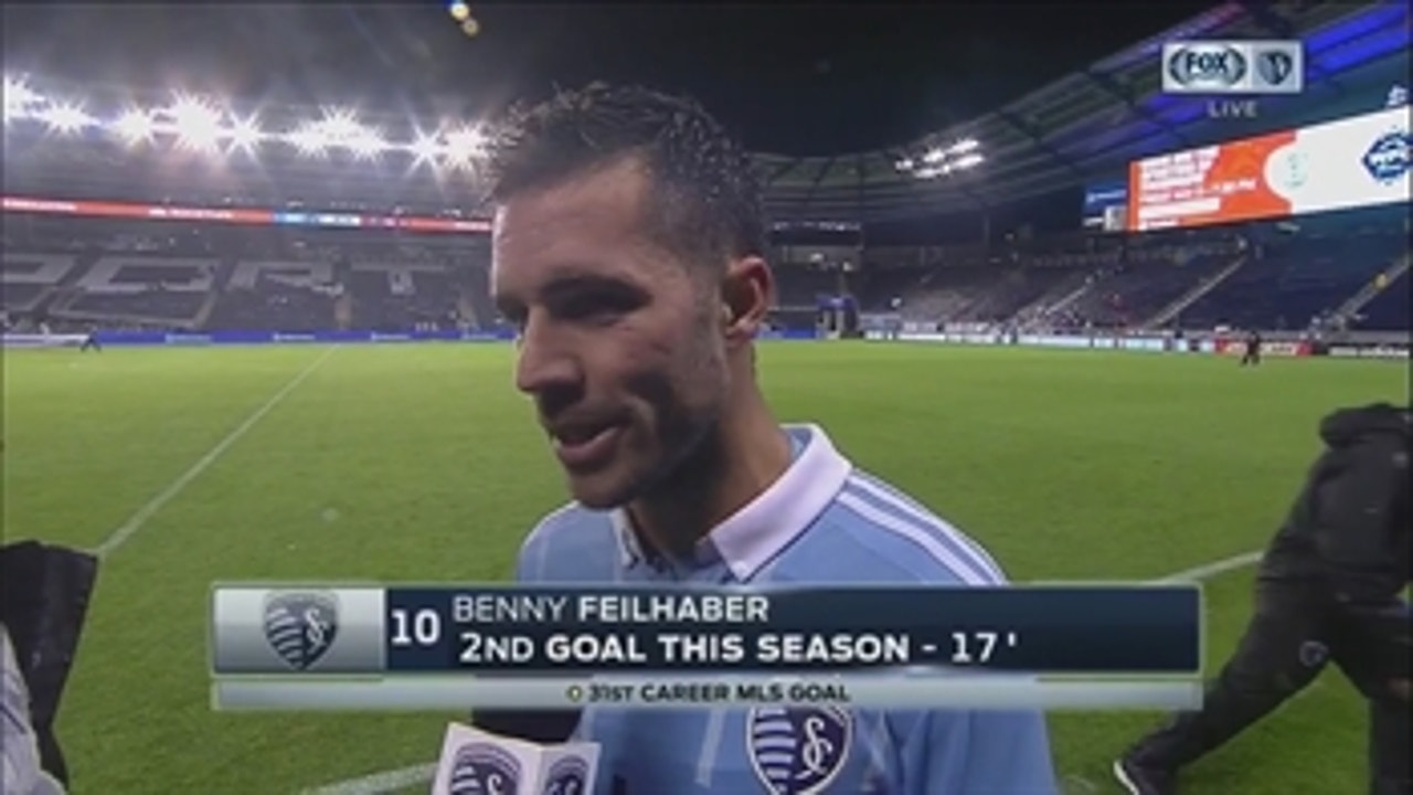 Benny Feilhaber happy to score in front of his family