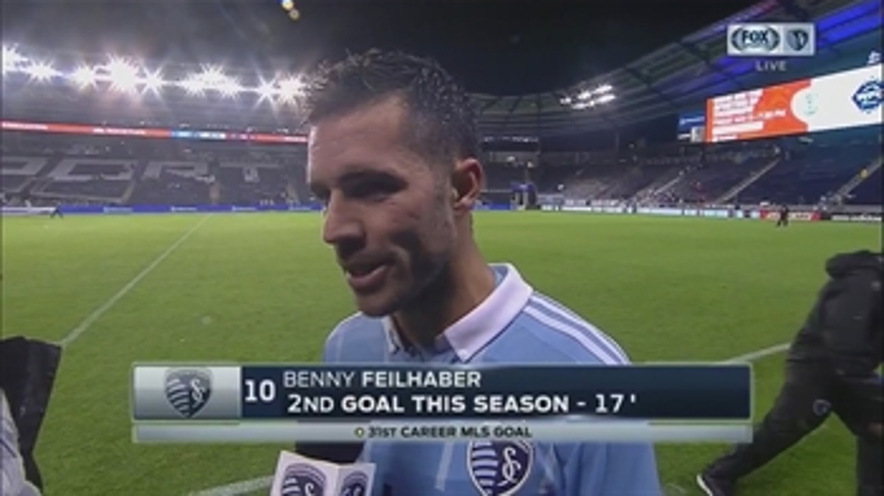 Benny Feilhaber happy to score in front of his family