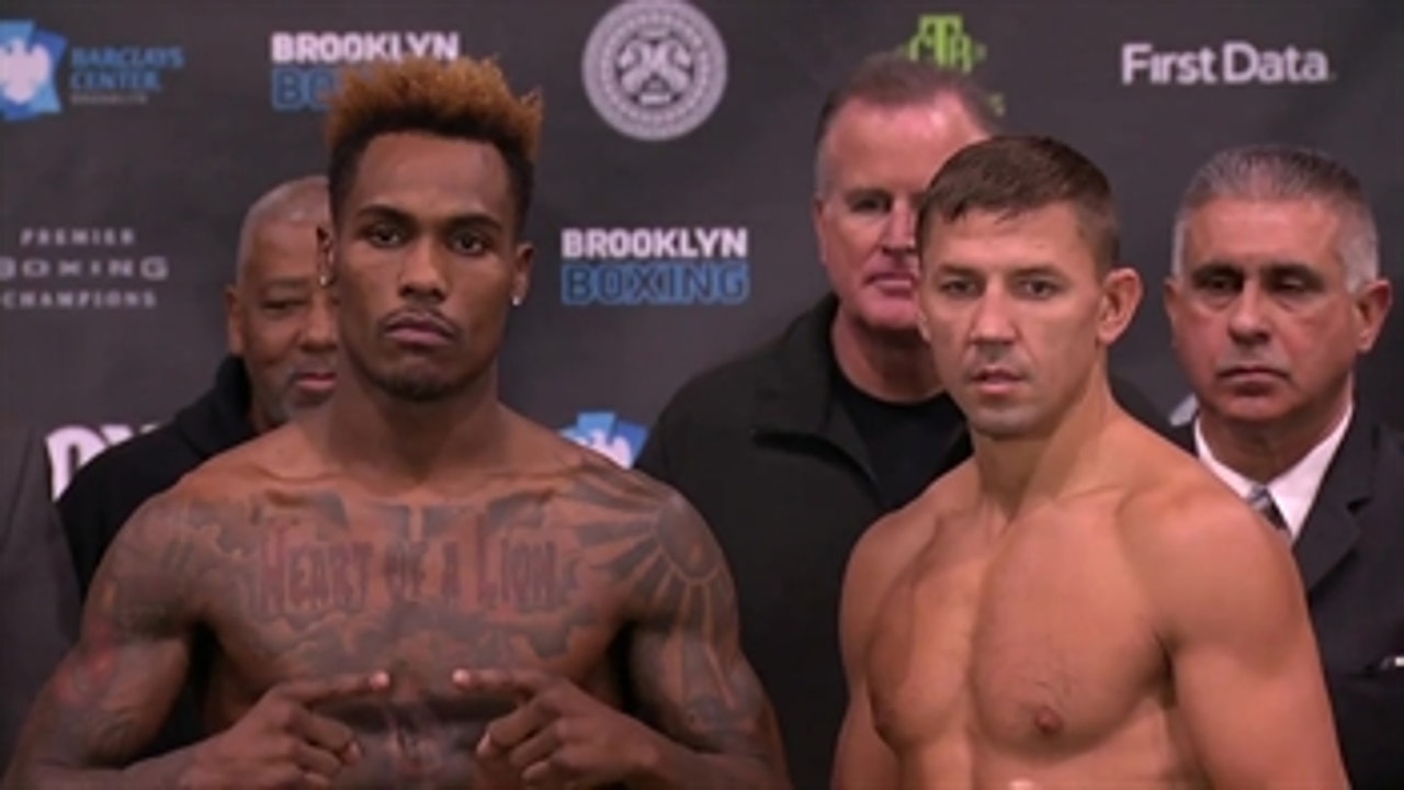 Jermall Charlo vs. Matt Korobov faceoff  | WEIGH-INS | PBC ON FOX