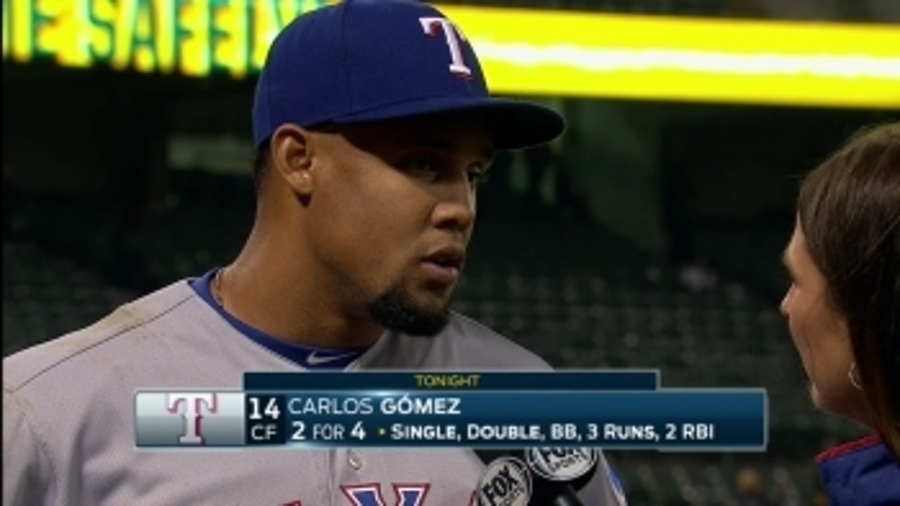 Carlos Gomez: 'Griffin came out and did everything'