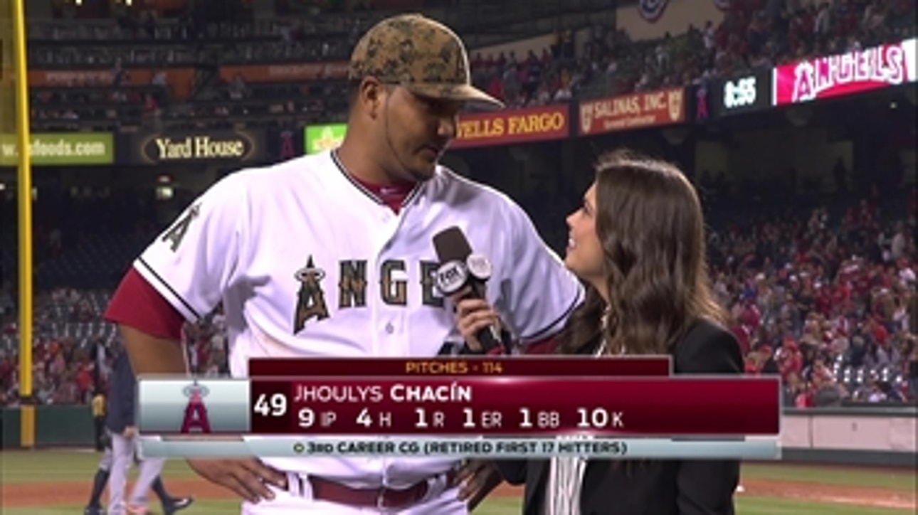 Angels ride Chacin's complete game to 5-1 victory