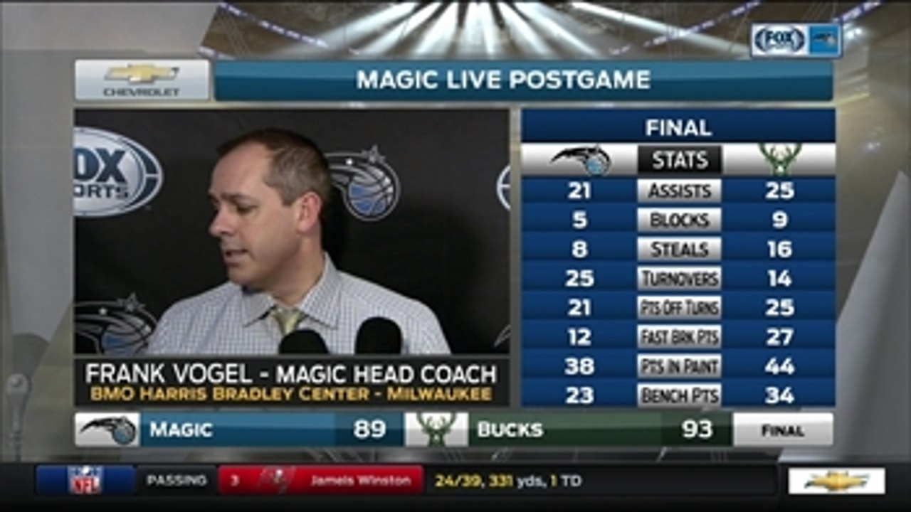 Magic coach Frank Vogel: 'We made too many mistakes in the 4th quarter'
