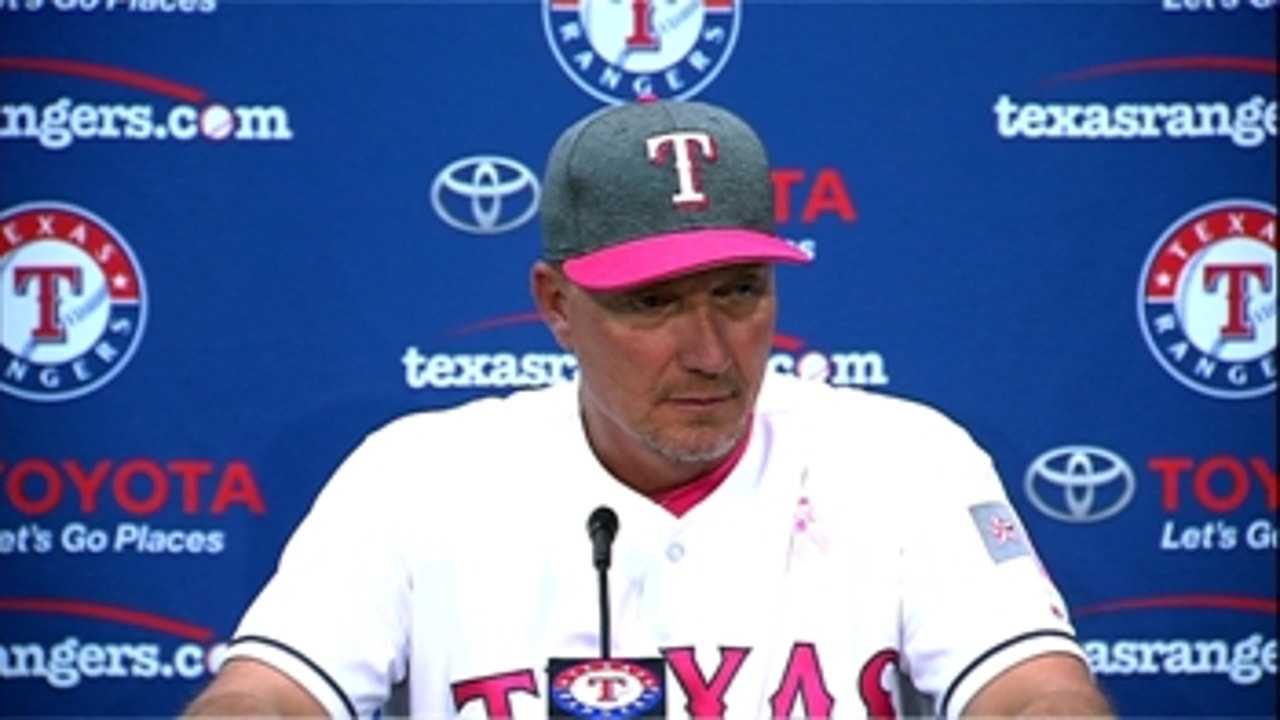 Jeff Banister talks injuries to Choo, Gomez after 6-4 win