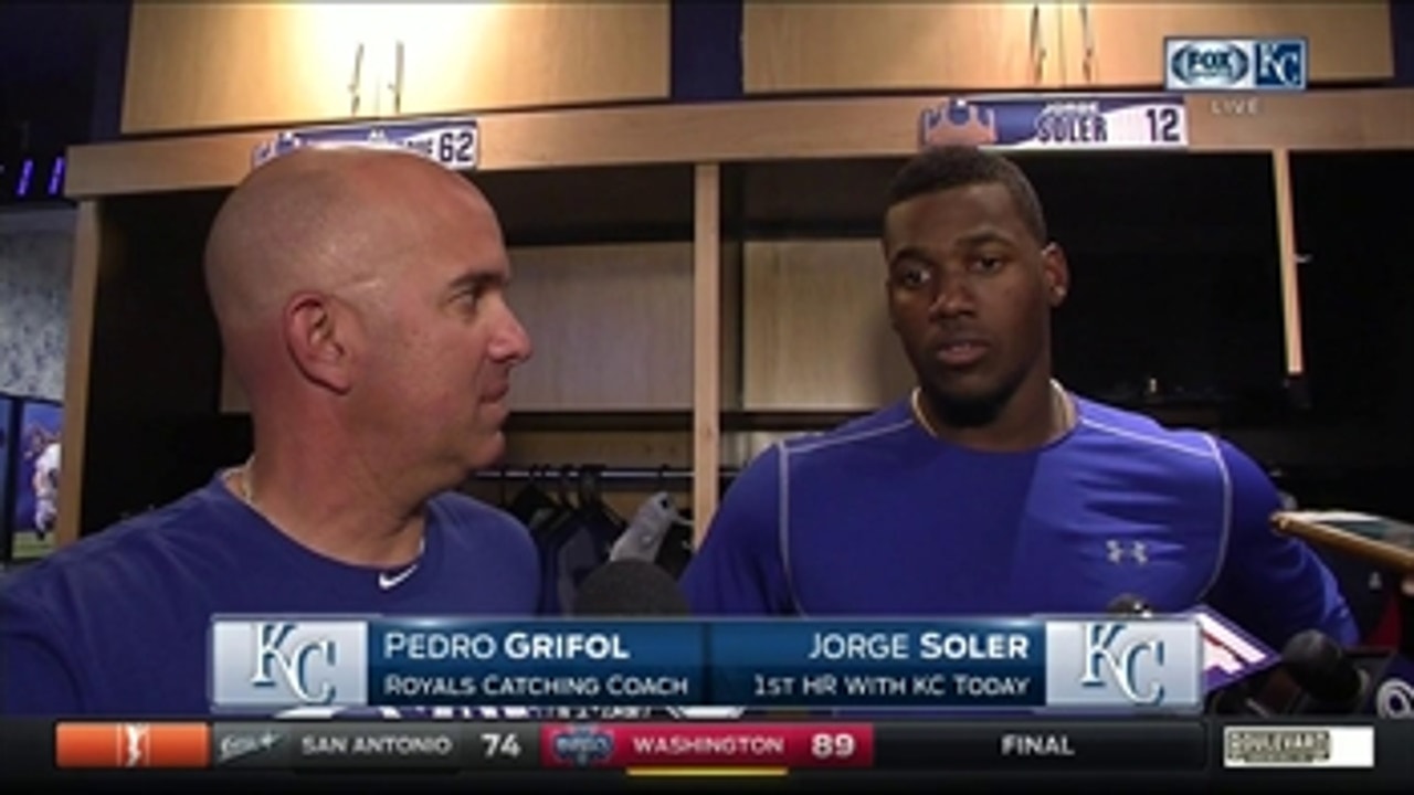 Jorge Soler's first homer with the Royals 'felt nice'