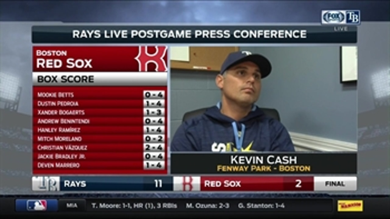 Kevin Cash gives credit to bullpen for 'quieting things down'