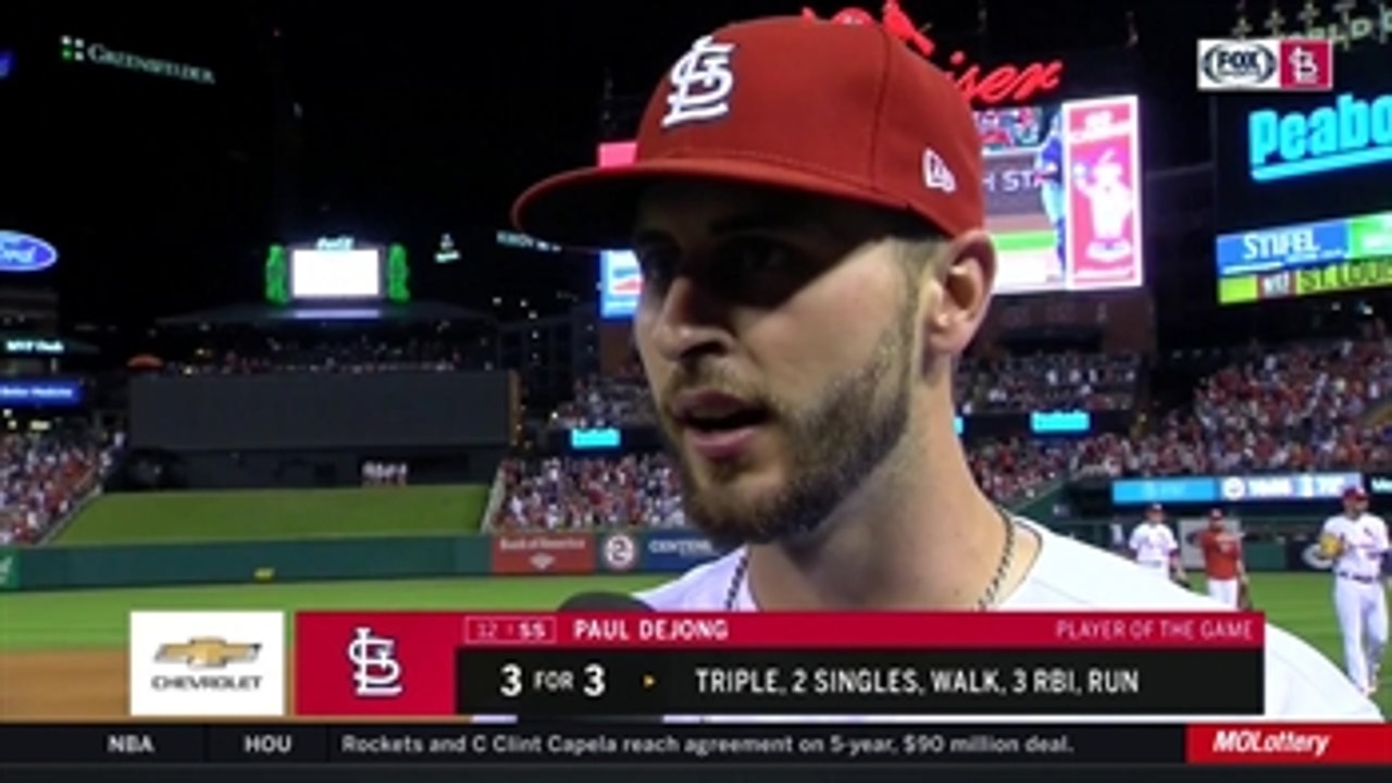 Paul DeJong after Cardinals' win over Cubs: 'We're not giving up on this season'