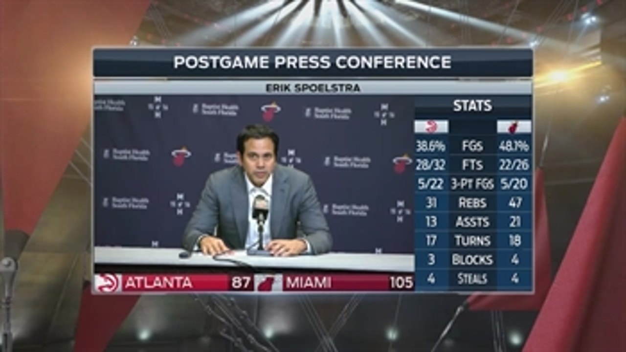 Erik Spoelstra on Heat closing out January with win