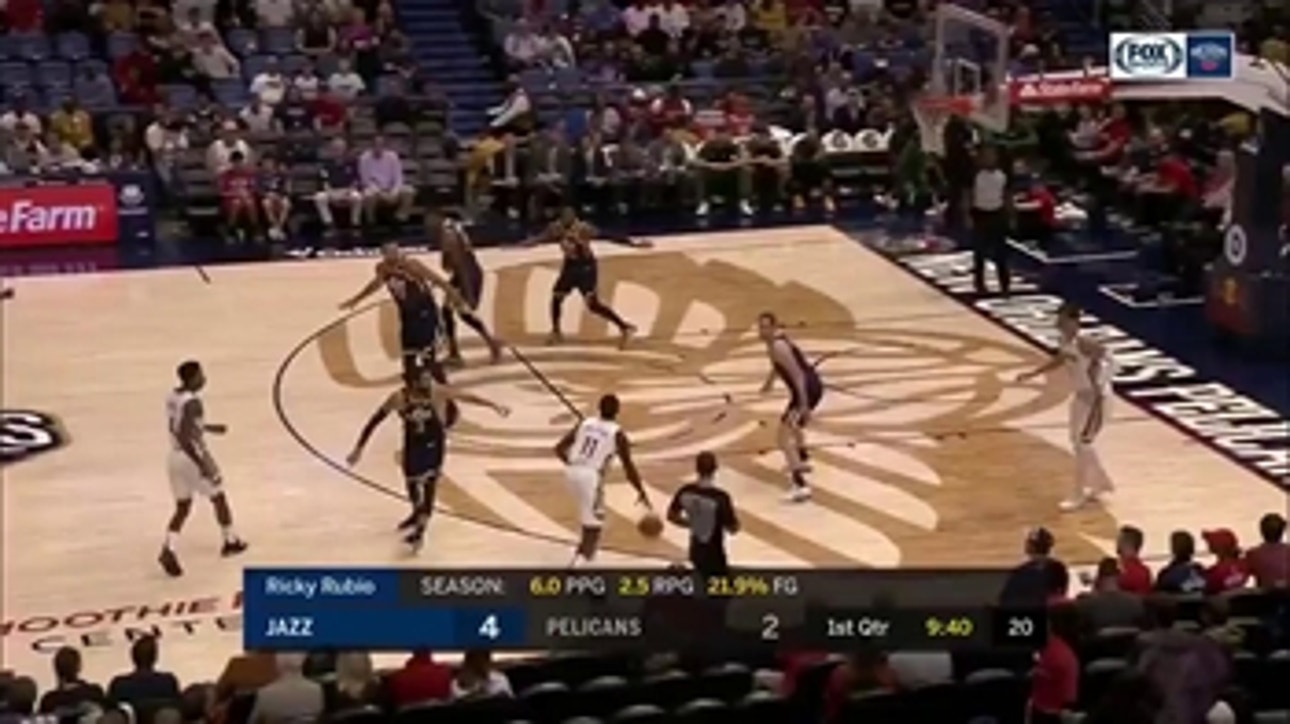 HIGHLIGHTS: Mirotic stays hot for the Pels, not enough to take down Jazz