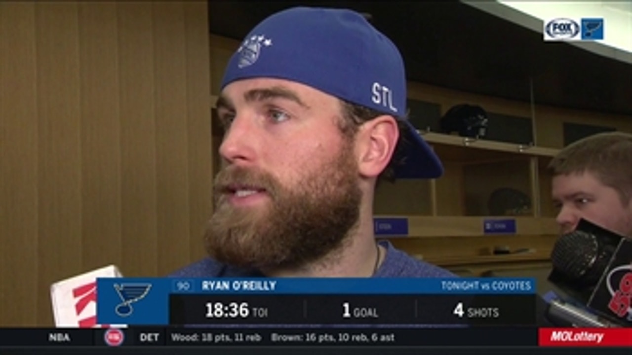 O'Reilly: Blues' win over Coyotes was 'definitely a fun one to play in'
